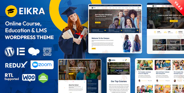 Eikra Education v4.4.20 - Education WordPress Theme