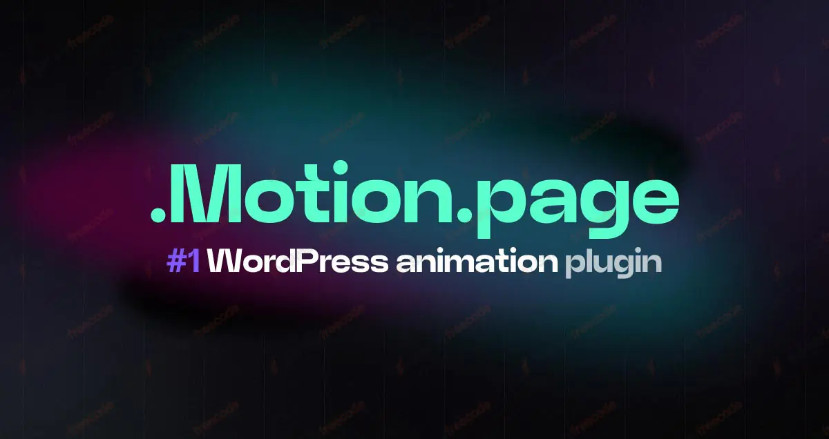 Motion.page v2.4.1 - #1 Animation & Interaction WordPress Plugin for Pros