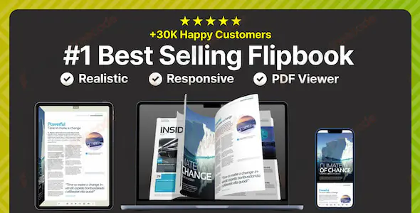 Real3D FlipBook v4.13 - WordPress Plugin