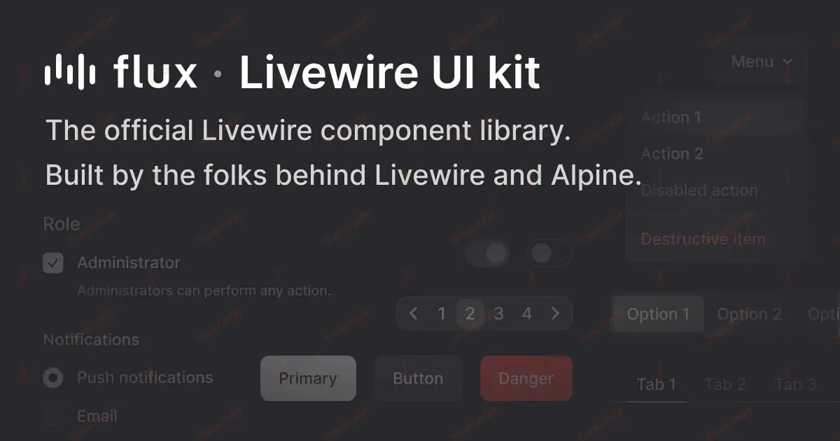 Livewire Flux PRO v2.15.0 - UNTOUCHED