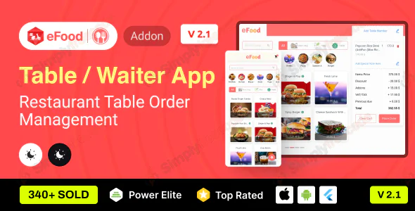 eFood - Table/Waiter App v2.4 Source Code - Nulled