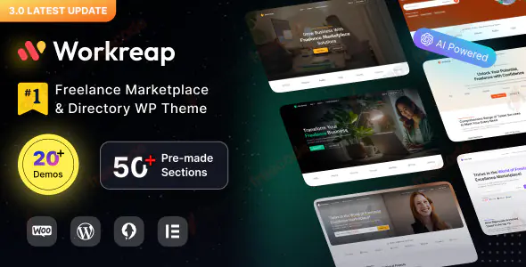 Workreap v3.3.7 - Freelance Marketplace WordPress Theme