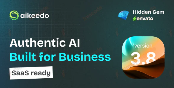 Aikeedo AI v3.9.0 - SAAS - OpenAI - AI Chat, Video, Image, Voice, Content, Code - UNTOUCHED